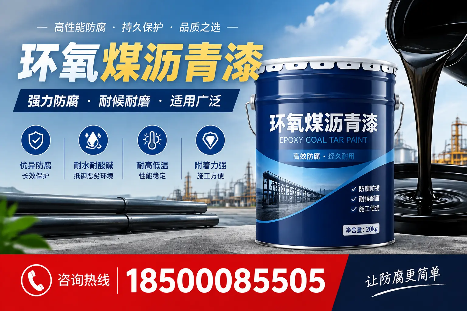 环氧煤沥青漆在不同气候条件下的表现分析，长沙适用性
